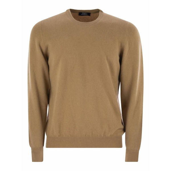 フェデーリ メンズ 編み物\u0026プルオーバー アウター Argentina long-sleeve sweater Neutrals