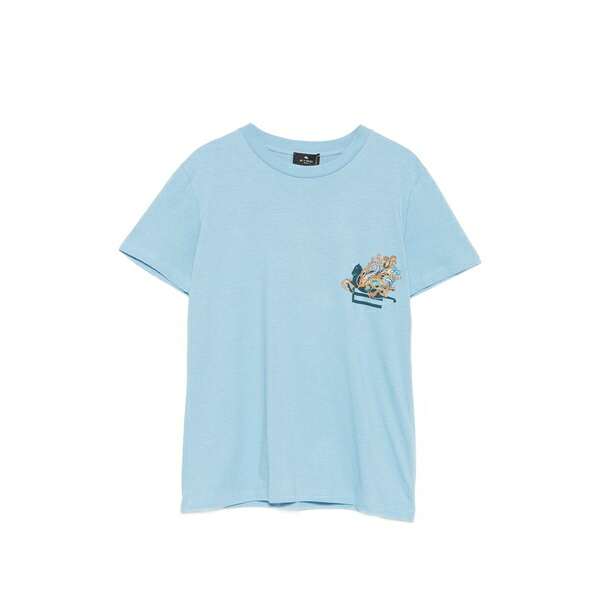 エトロ レディース プルオーバー トップス Paisley print t-shirt Blue