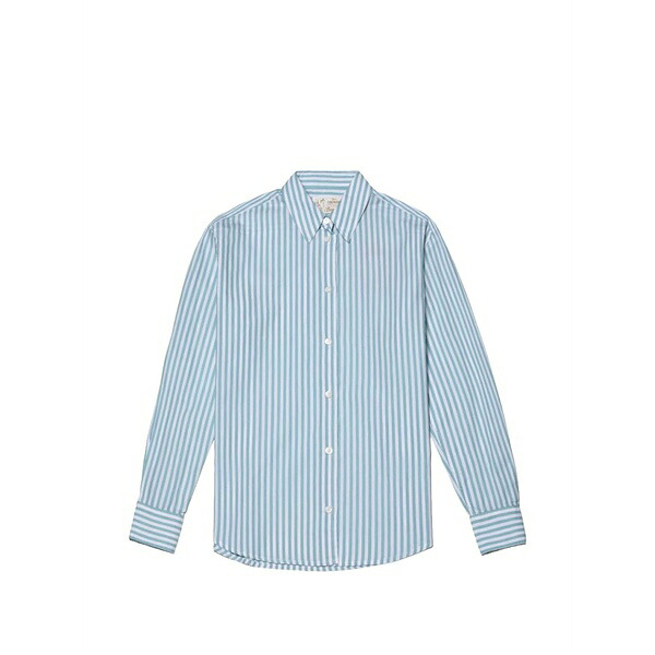 エムシーツーセイントバース レディース プルオーバー トップス Striped shirt Blue