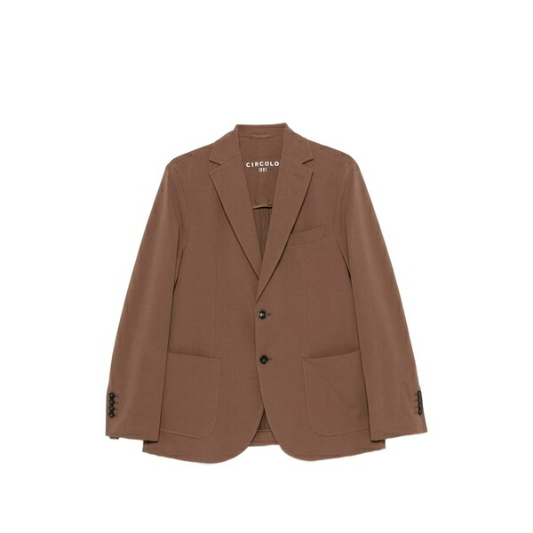 チルコロ1901 メンズ ジャケット＆ブルゾン アウター Single-breasted blazer Brown｜asty 78,540円