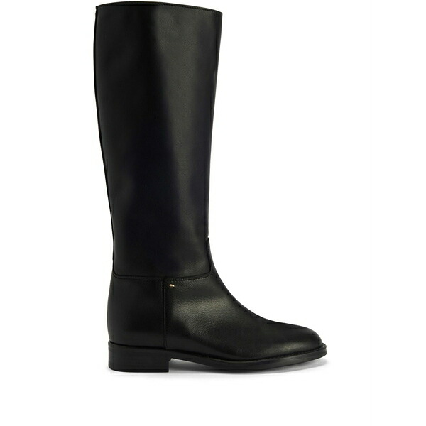ジュゼッペザノッティ レディース ブーツ シューズ Nourine leather mid-calf boots Black｜asty