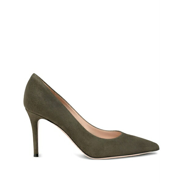 ジャンヴィト ロッシ レディース パンプス シューズ 85粍 gianvito suede pumps Green