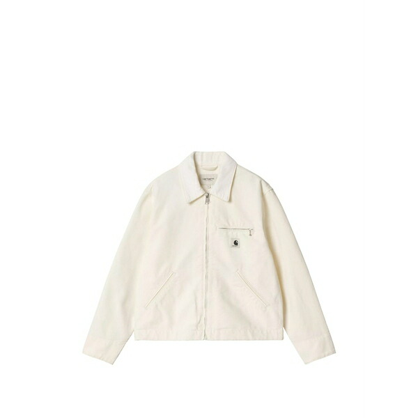 鉄道車両ハート型 レディース 上衣＆上衣 アウター W\u0027 og detroit zip pocket jacket White