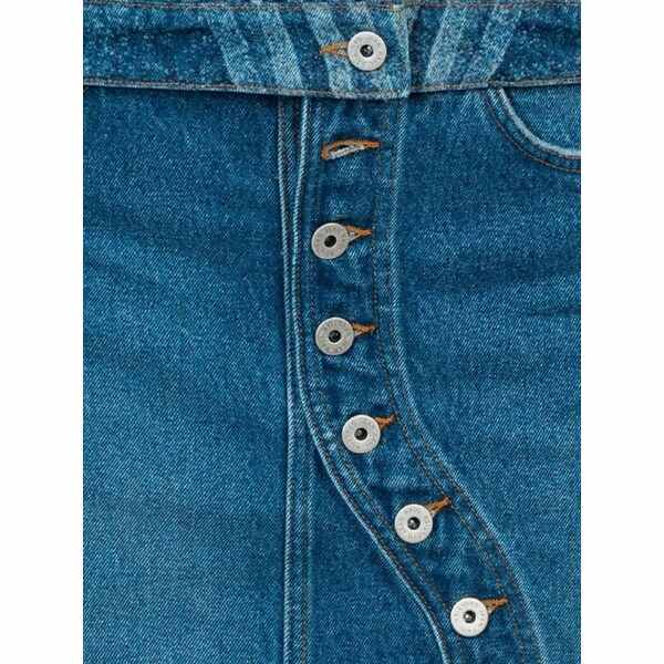ジャン極点 ゴルチエ レディース 上衣＆上衣 アウター Swirl-pattern denim jacket Blue