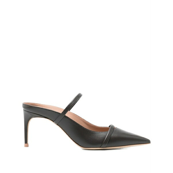 マローンスリアーズ レディース パンプス シューズ 70粍 leather pointed-toe mules Brown