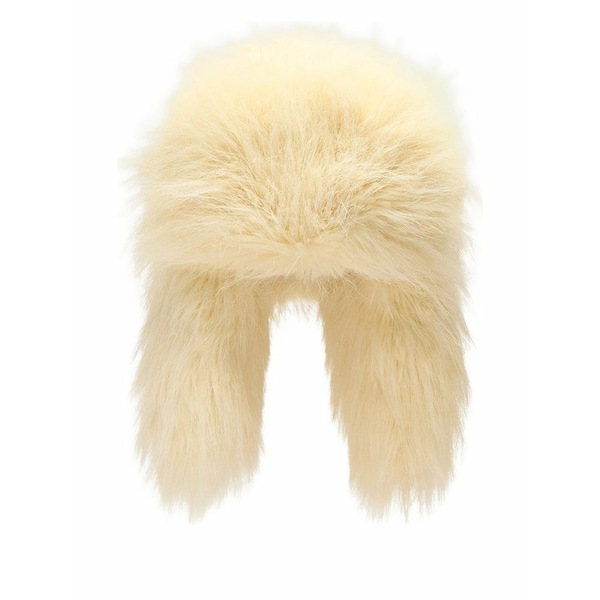 ジャクエムス レディース 鳥打ち帽 付属物 Fluffy hat Yellow