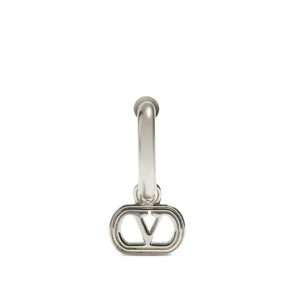ヴァレンティノ ガラヴァーニ メンズ ピアス・イヤリング 付属物 Ovalette mono earring インチ metal Silver