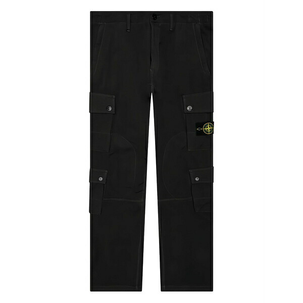 ストーンアイランド メンズ カジュアルパンツ ボトムス Detachable compass-badge zip trousers Black｜asty 108,400円