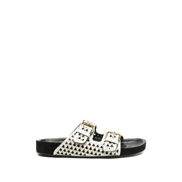 イザベル マラン レディース サンダル シューズ Heart-cutout sandals White|asty