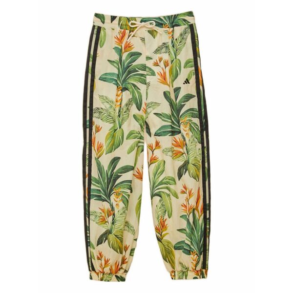 農園 リオ レディース 心地好いズボン下 ボトムス X adidas tropical breeze-print trousers  Neutrals