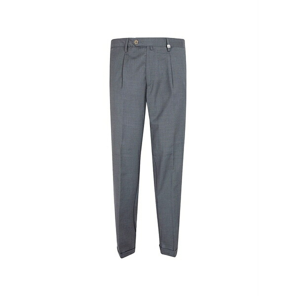 ミース メンズ カジュアルパンツ ボトムス Belt-loops trousers Grey｜asty