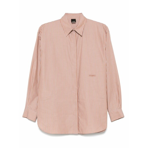 ピンコ レディース プルオーバー トップス Striped shirt Brown