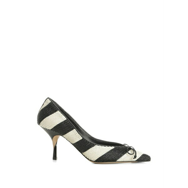 ジャクエムス レディース パンプス シューズ Tourni striped bow pumps Black