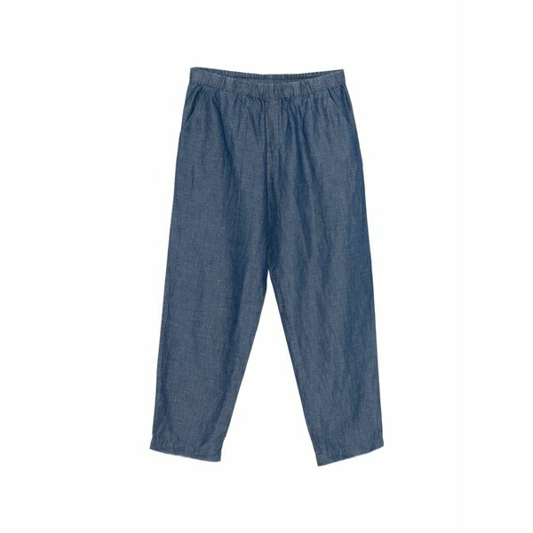バレナ メンズ 心地好いズボン下 ボトムス Elasticated-waistband trousers Blue