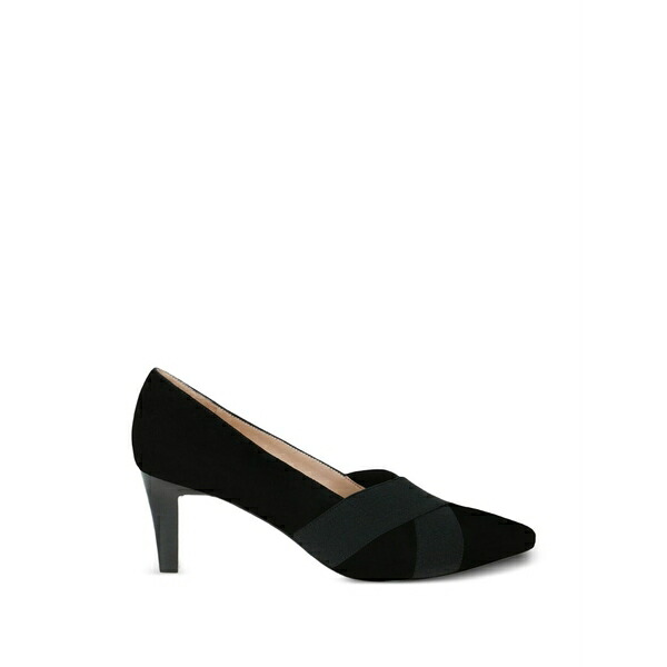 ピーター カイザー レディース パンプス シューズ Elastic strap suede pumps Black