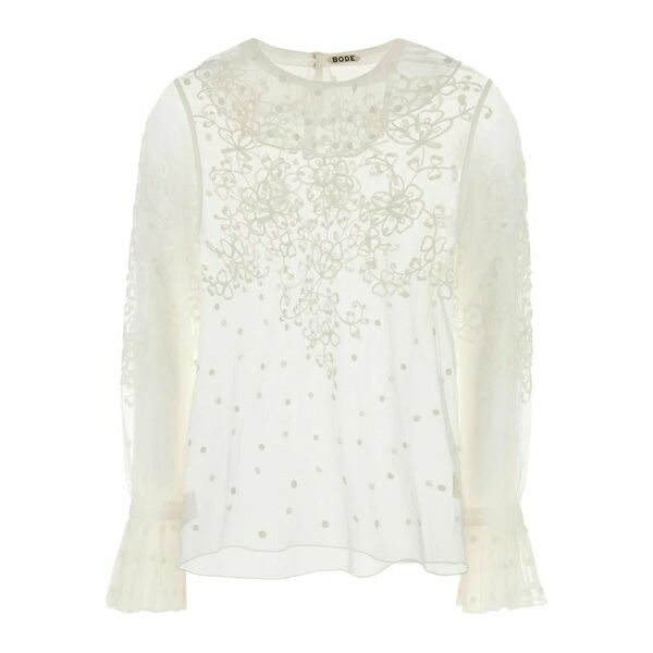 ボーディ レディース ティーシャツ トップス Middlemist blouse White トップス-レディースファッション