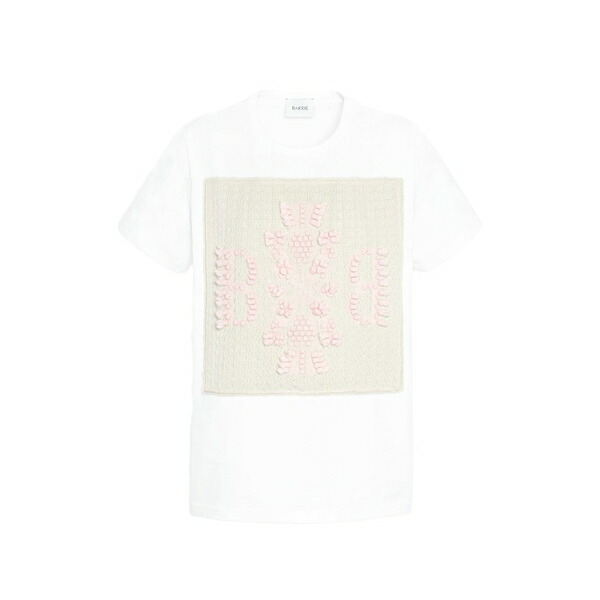 バリー レディース Tシャツ トップス Logo-patch t-shirt White|asty