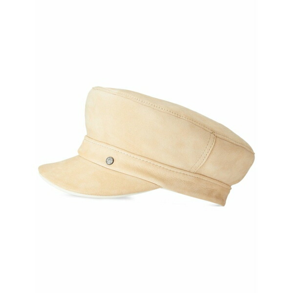メゾンミッシェル  レディース 鳥打ち帽 付属物 New abby reversible leather cap Neutrals