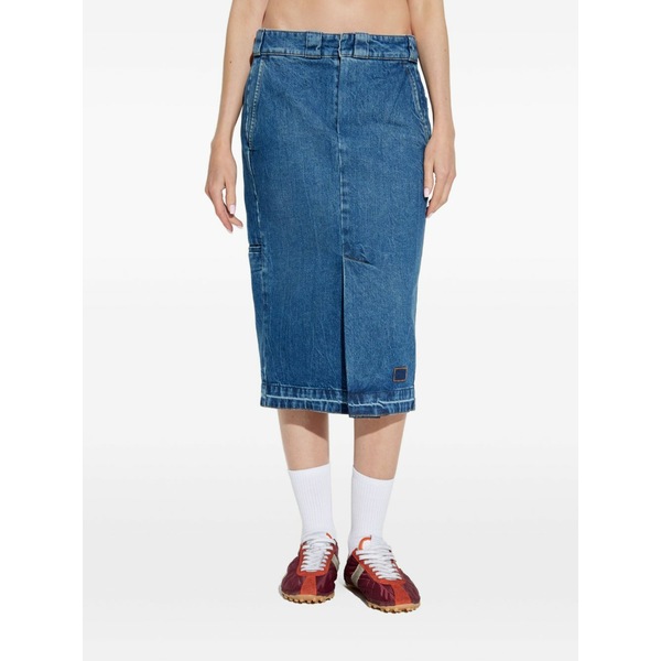 マルタンマルジェラ レディース スコート ボトムス Welt-pocket denim skirt Blue