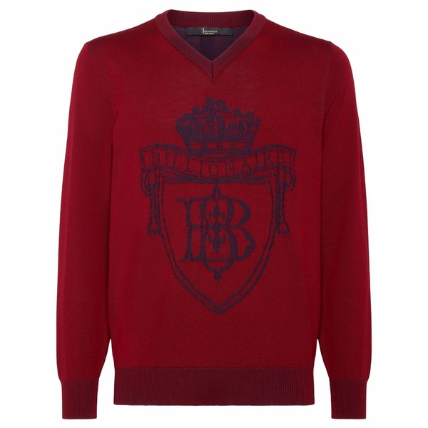 ビリオネア メンズ パーカー・スウェットシャツ アウター Wool pullover Red