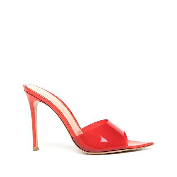 ジャンヴィト ロッシ レディース サンダル シューズ Elle transparent-strap sandals Red｜asty