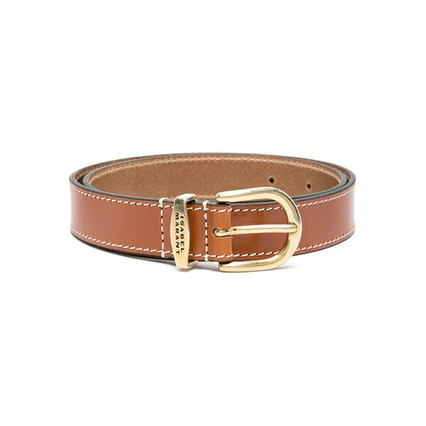イザ呼びりん マラン レディース 胴締め 佩び物 Zadd leather belt Brown