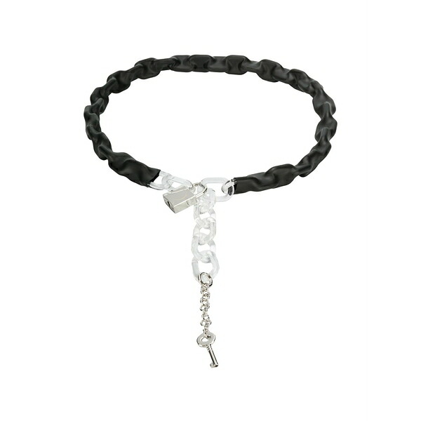 マルタンマルジェラ レディース 三尺帯 付属物 Wrapped chain belt Black