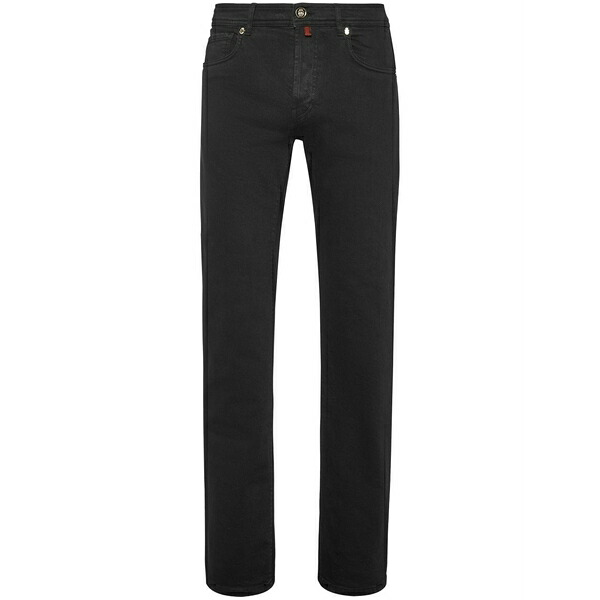 ビリオネア メンズ ジーンズズボン下 ボトムス Low-rise straight-leg jeans Black