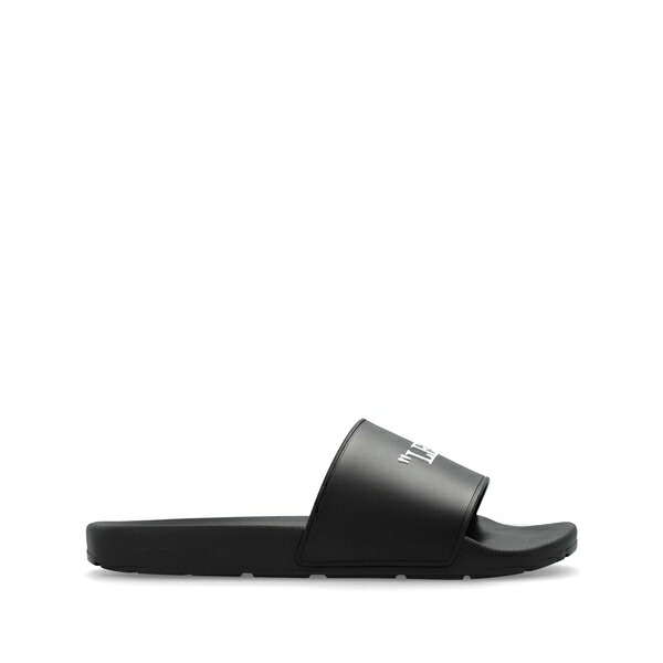 象牙色 メンズ サンダル シューズ X virgil abloh logo-print slides Black