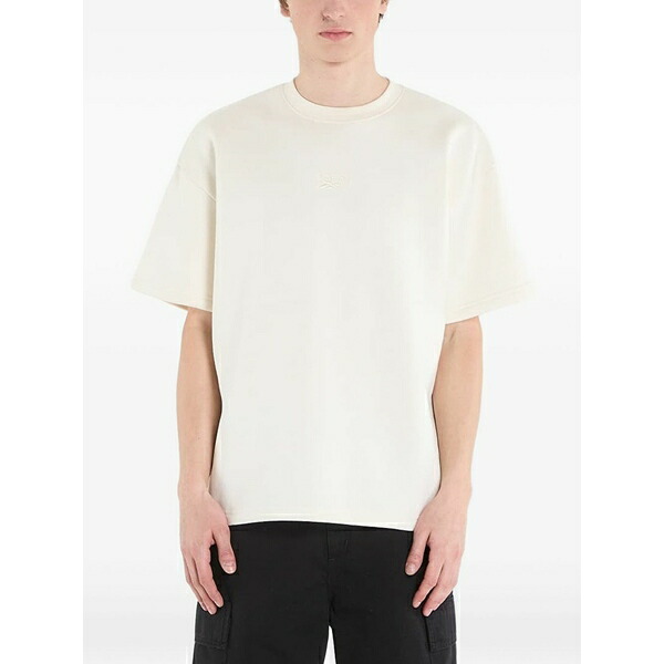 リーボック メンズ プルオーバー トップス Wardrobe essentials crew-neck t-shirt Neutrals