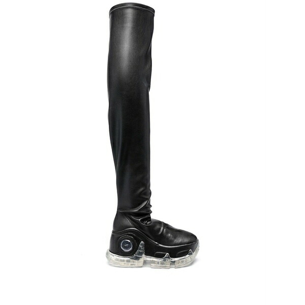 スウェア メンズ ブーツ シューズ Air revive over-the-knee platform boots Black