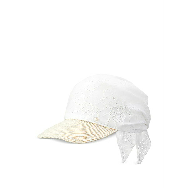 メゾンミッシェル  レディース 鳥打ち帽 付属物 Pema lace hat White