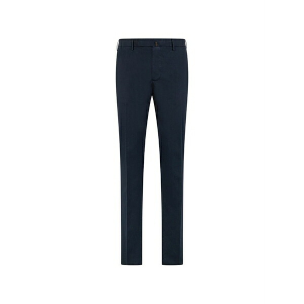 スローウエア メンズ カジュアルパンツ ボトムス Button-fastening trousers Blue｜asty