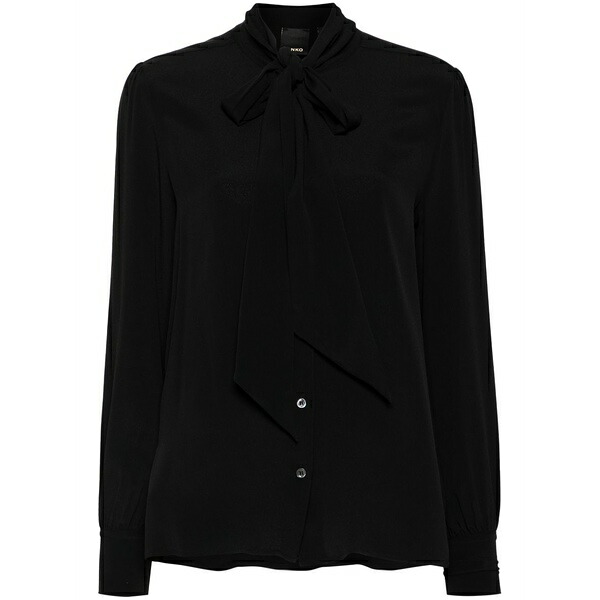 ピンコ レディース プルオーバー トップス Cassaforte shirt Black