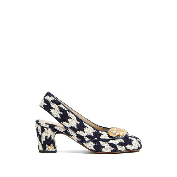 ヴァレンティノ ガラヴァーニ レディース パンプス シューズ Adamantine slingback pumps インチ tweed 60粍 White