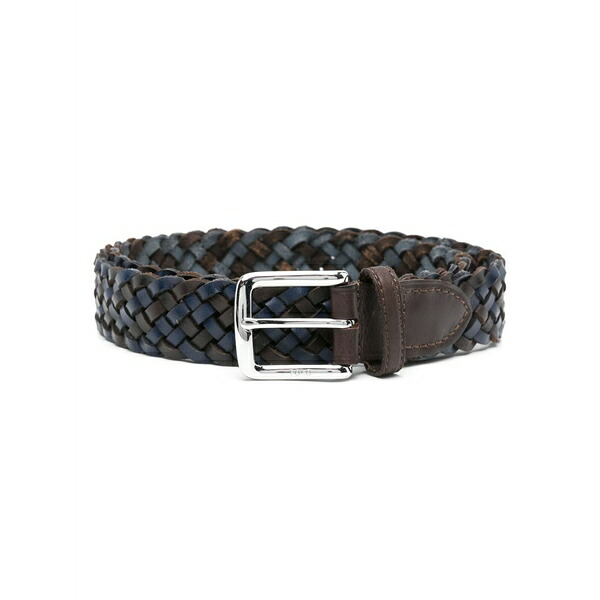 ラルフローレン メンズ 胴締め 佩び物 Braided belt  Blue