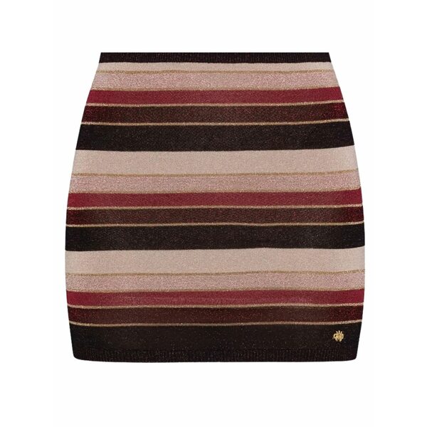 アミリ レディース スカート ボトムス Striped miniskirt Red|asty