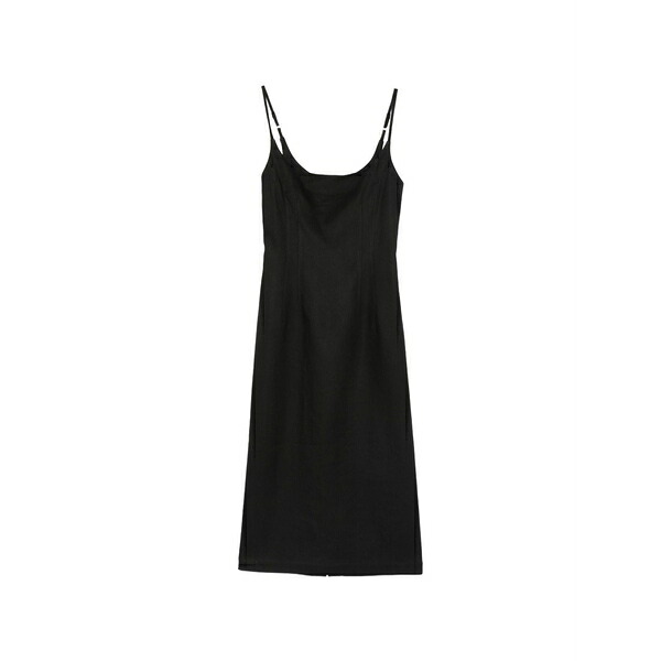 アリジ レディース 衣装 トップス Spaghetti-strap MIDI dress Black