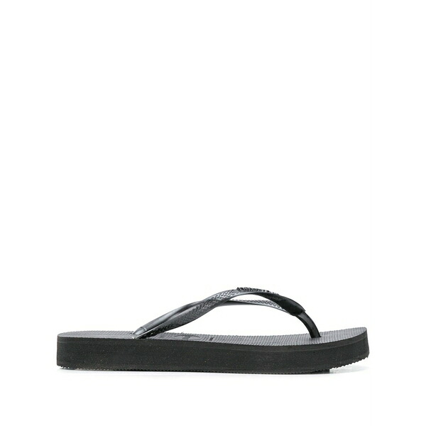 ハワイアナス メンズ サンダル シューズ Platform logo slides Grey