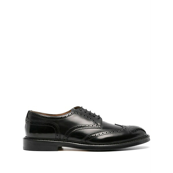 ドンカルズ メンズ ドレスシューズ シューズ Black leather brogues Black|asty