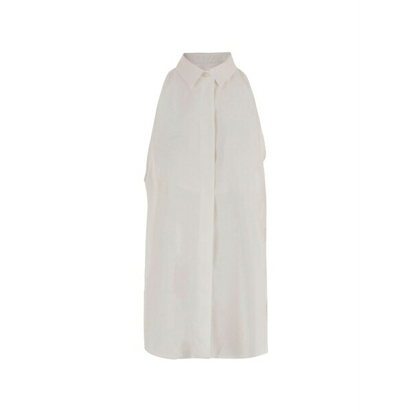ダークパーク レディース シャツ トップス Vanessa sleeveless shirt White｜asty