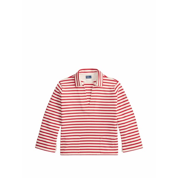 ラルフローレン レディース スポーツシャツ トップス Striped pocket shirt Red