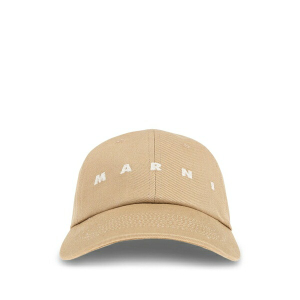 マルニ レディース 鳥打ち帽 付属物 Logo-embroidered baseball cap -