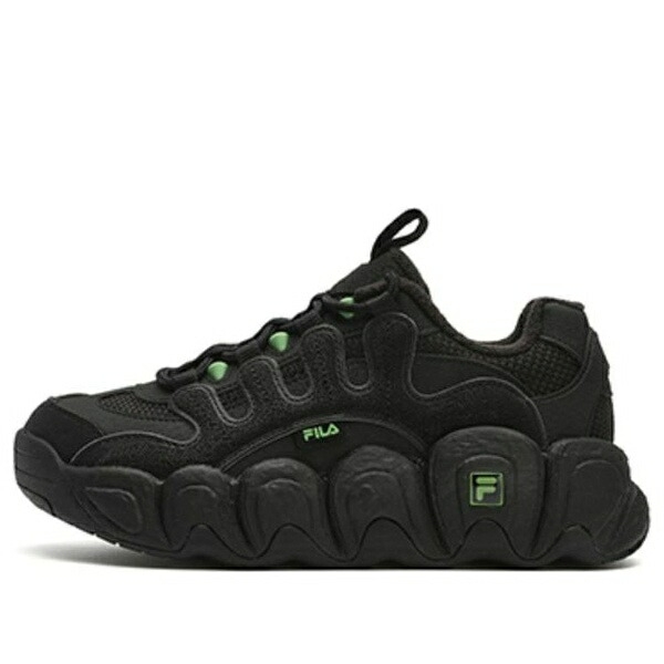 FILA フィラ レディース スニーカー 【(WMNS) FILA CROISSANT Chunky Sneakers 'Black' F12W342123ABK】 サイズ US_5(22.0cm)|asty