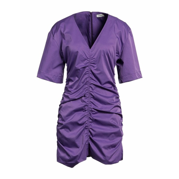 【送料無料】 サンドロ レディース ワンピース トップス Mini dresses Purple