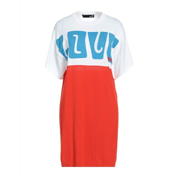 【送料無料】 モスキーノ レディース ワンピース トップス Mini dresses Red