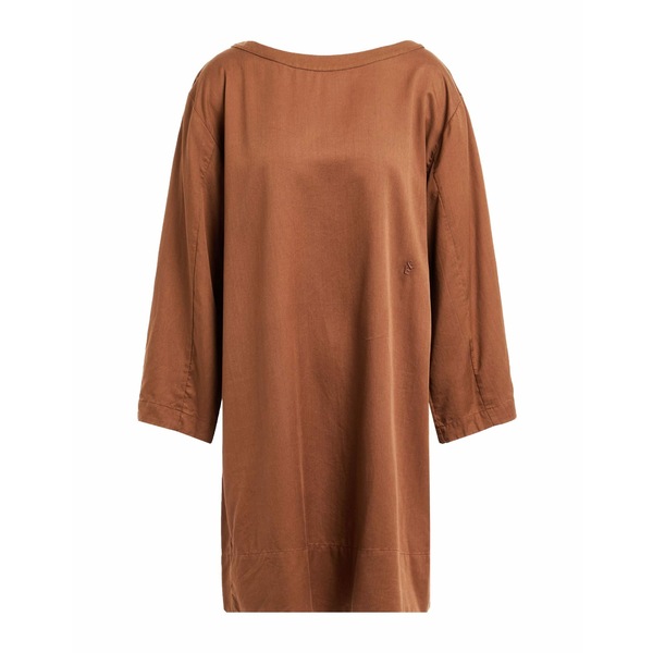 【送料無料】 エルヴィン レディース ワンピース トップス Mini dresses Brown