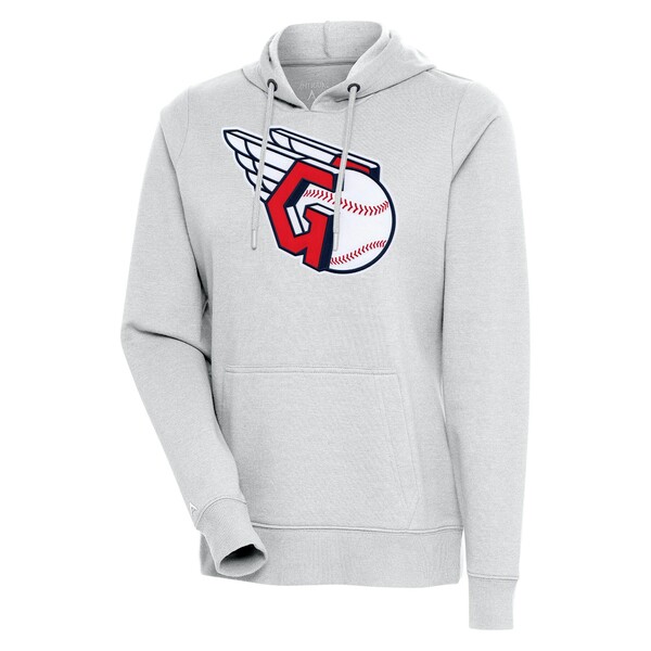 Kansas City Chiefs Antigua Absolute Chenille Pullover Hoodie - Heathered  Black