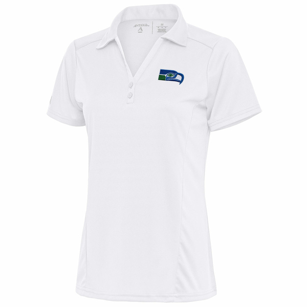 アンティグア 流行 【SALE／94%OFF】 レディース ポロシャツ トップス Seattle Seahawks Antigua Logo Throwback Tribute Polo Women's White