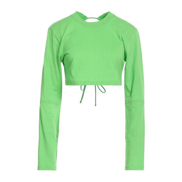 【貨物輸送無料】 ジャクエムス レディース プルオーバー トップス T-shirts Green